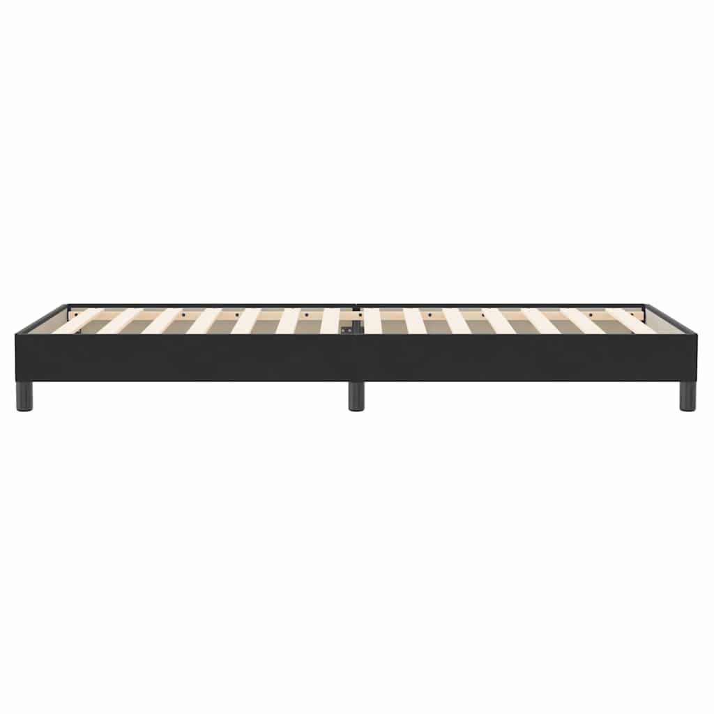 kontinentalseng uden madras 90x220 cm fløjl sort