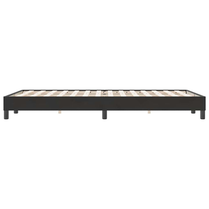 kontinentalseng uden madras 120x220 cm fløjl sort