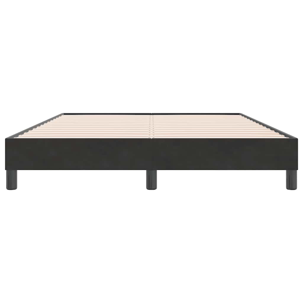 kontinentalseng uden madras 140x220 cm fløjl sort