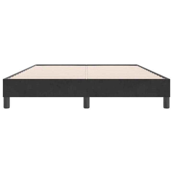 kontinentalseng uden madras 140x220 cm fløjl sort