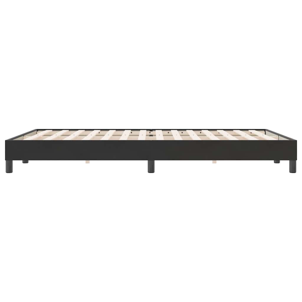 kontinentalseng uden madras 140x220 cm fløjl sort