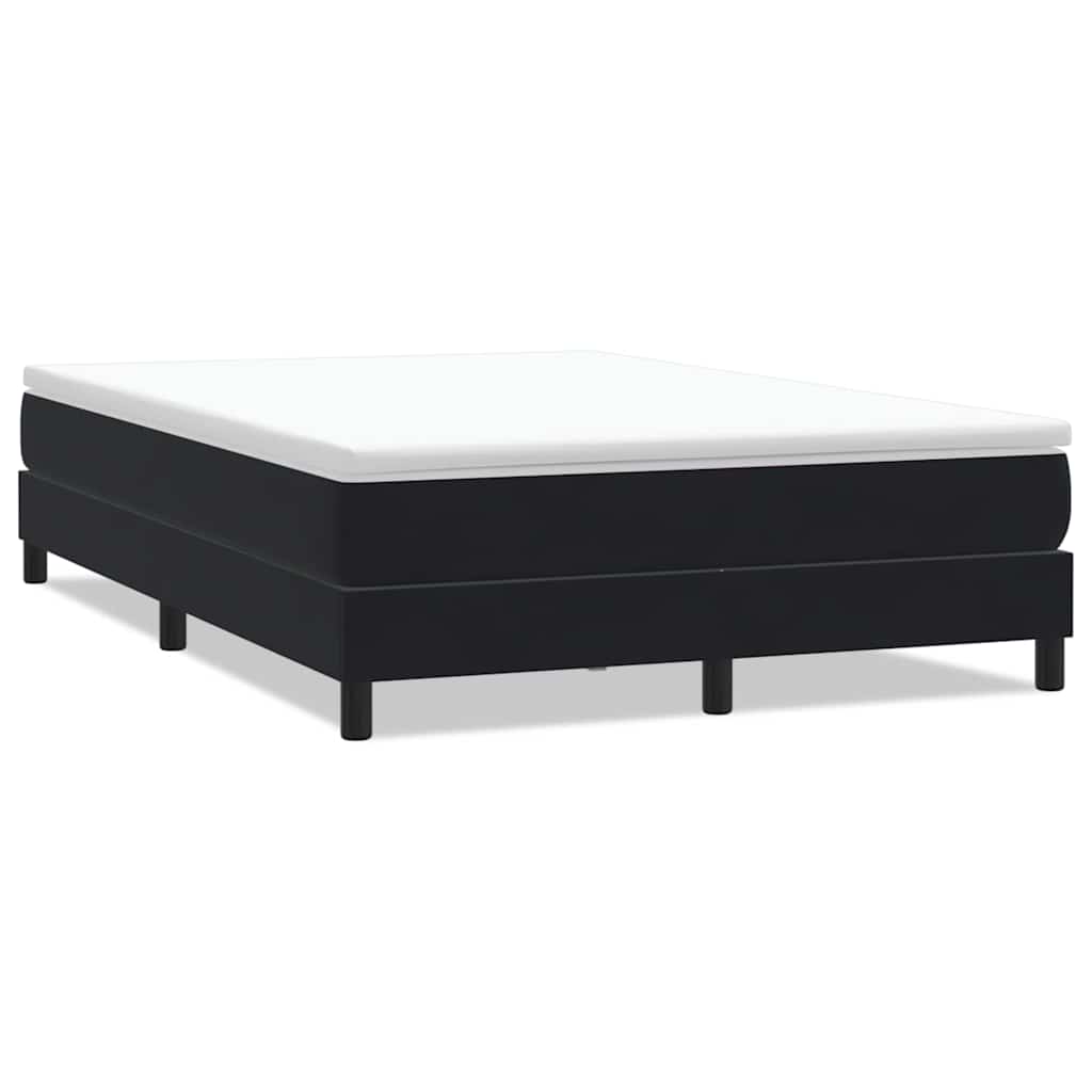 kontinentalseng uden madras 160x220 cm fløjl sort