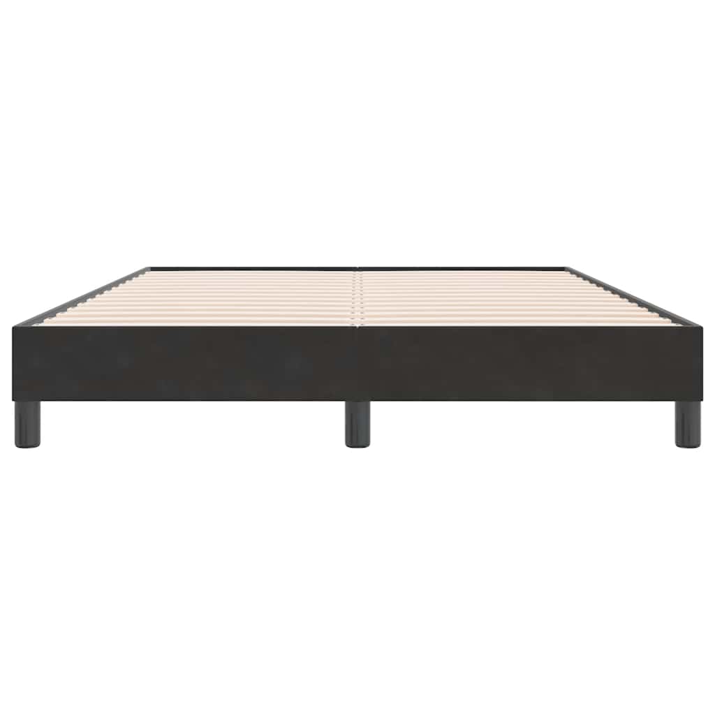 kontinentalseng uden madras 160x220 cm fløjl sort