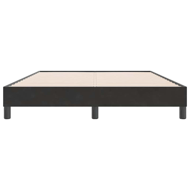 kontinentalseng uden madras 160x220 cm fløjl sort