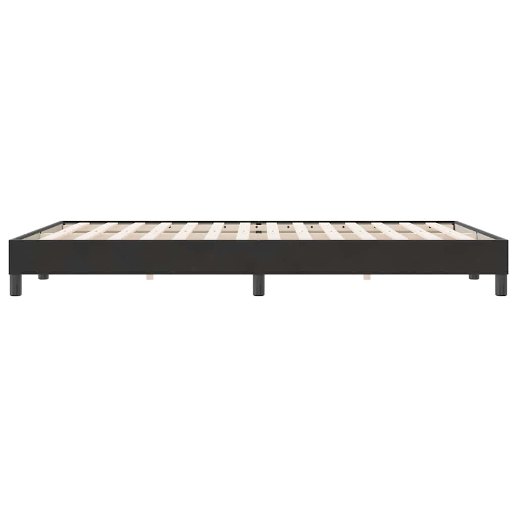 kontinentalseng uden madras 160x220 cm fløjl sort