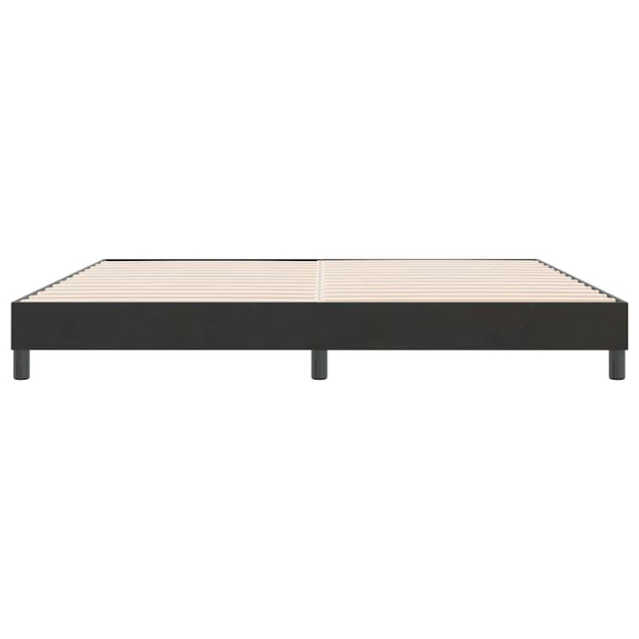 kontinentalseng uden madras 180x220 cm fløjl sort