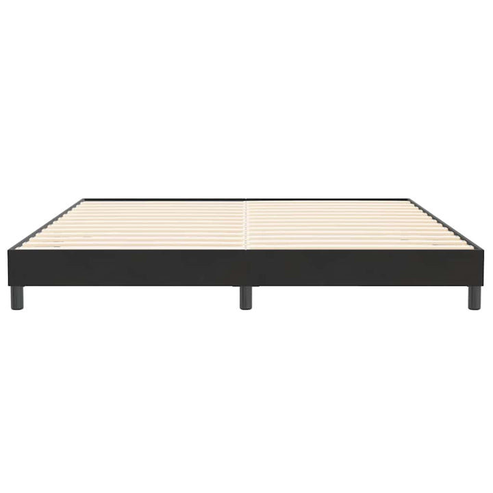 kontinentalseng uden madras 200x220 cm fløjl sort