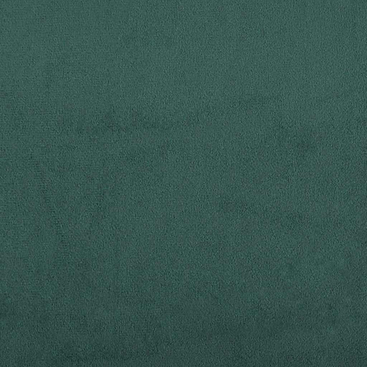kontinentalseng med madras 160x220 cm fløjl mørkegrøn