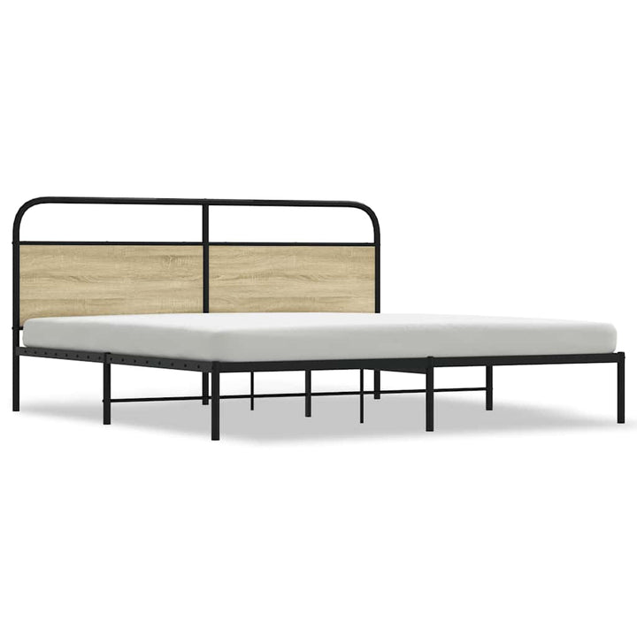 sengeramme uden madras 183x213 cm metal sonoma-eg