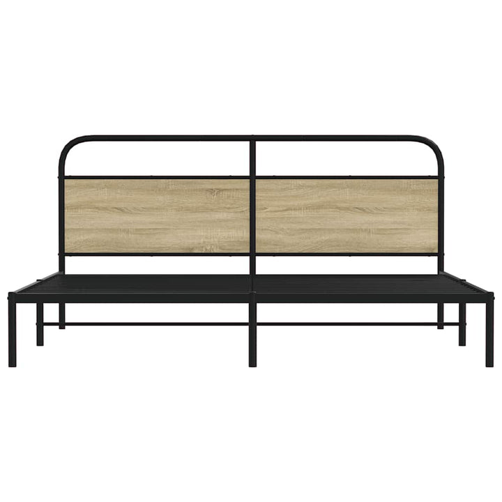 sengeramme uden madras 183x213 cm metal sonoma-eg