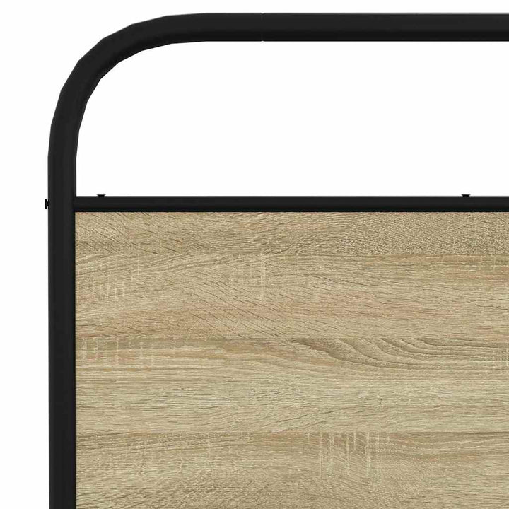sengeramme uden madras 200x200 cm metal sonoma-eg