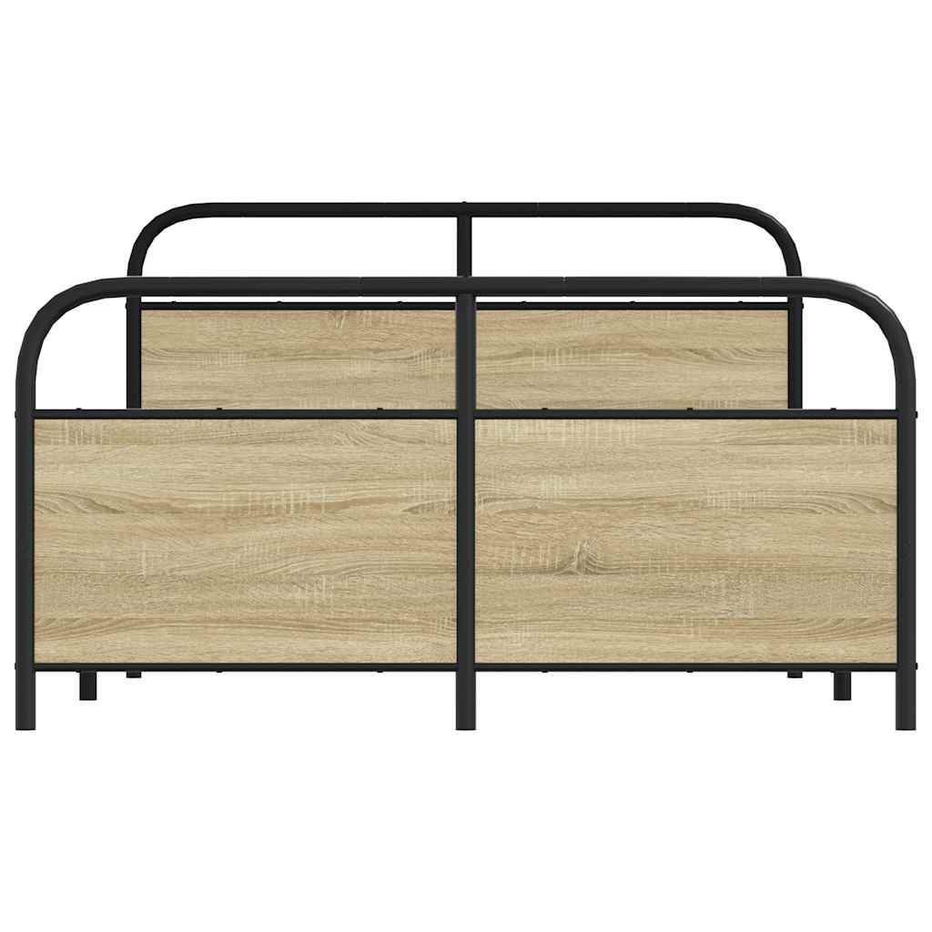sengeramme uden madras 137x190 cm sonoma-eg