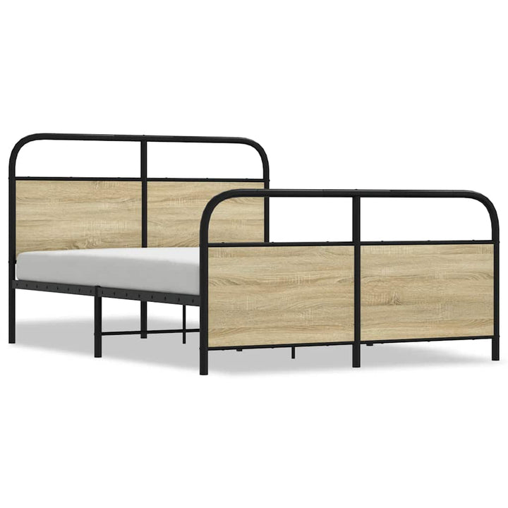 sengeramme uden madras 140x190 cm metal sonoma-eg