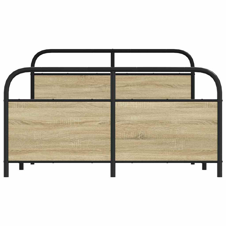 sengeramme uden madras 140x190 cm metal sonoma-eg
