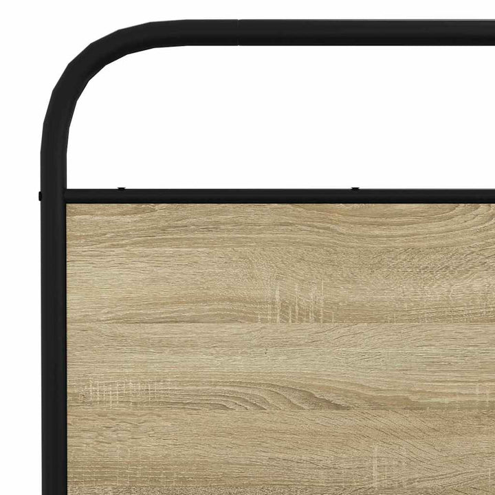 sengeramme uden madras 150x200 cm metal sonoma-eg