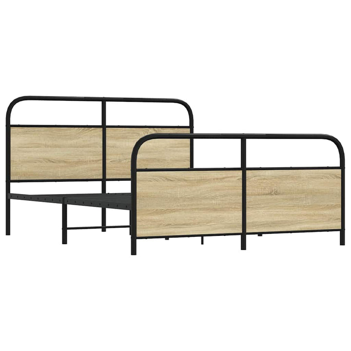 sengeramme uden madras 160x200 cm metal sonoma-eg