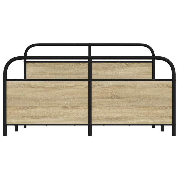 sengeramme uden madras 160x200 cm metal sonoma-eg