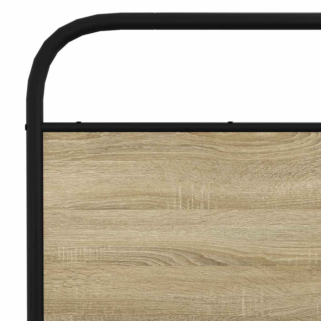 sengeramme uden madras 160x200 cm metal sonoma-eg