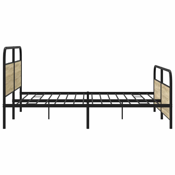 sengeramme uden madras 183x213 cm metal sonoma-eg