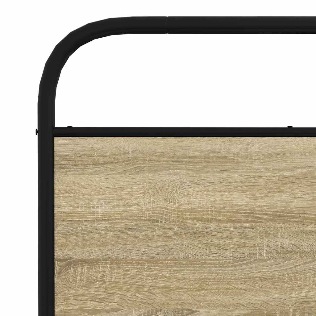 sengeramme uden madras 193x203 cm metal sonoma-eg