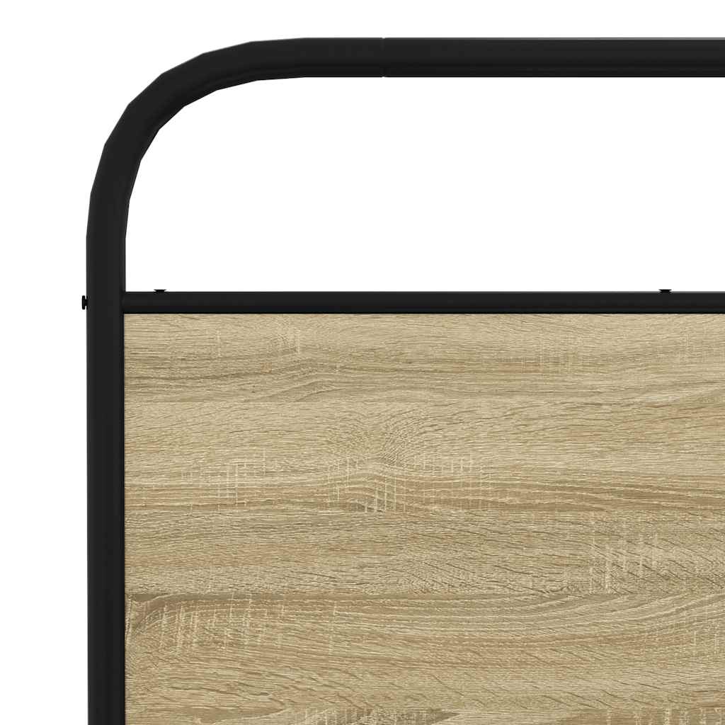 sengeramme uden madras 200x200 cm metal sonoma-eg