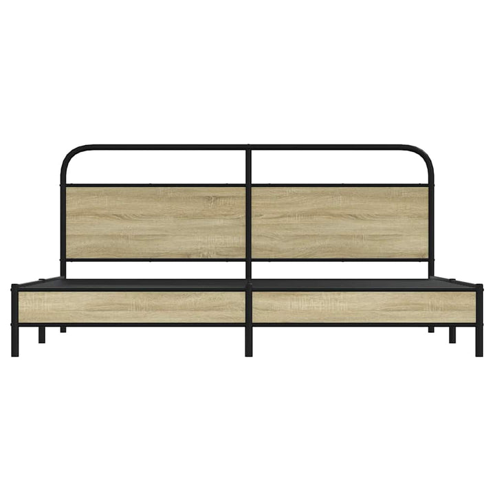 sengeramme uden madras 180x200 cm metal sonoma-eg