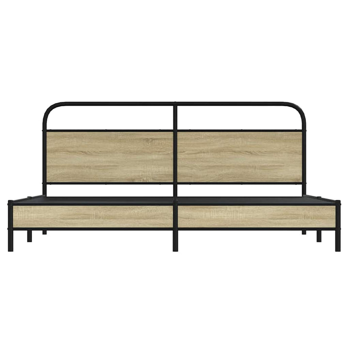 sengeramme uden madras 183x213 cm metal sonoma-eg