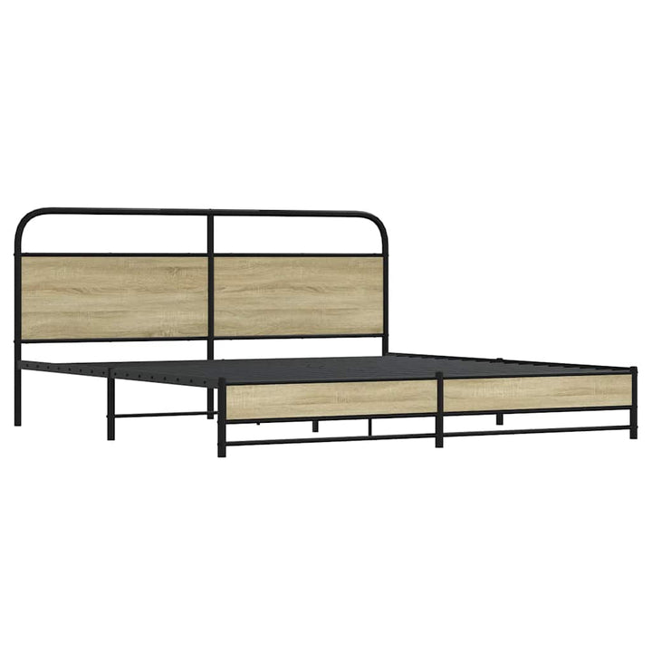 sengeramme uden madras 183x213 cm metal sonoma-eg