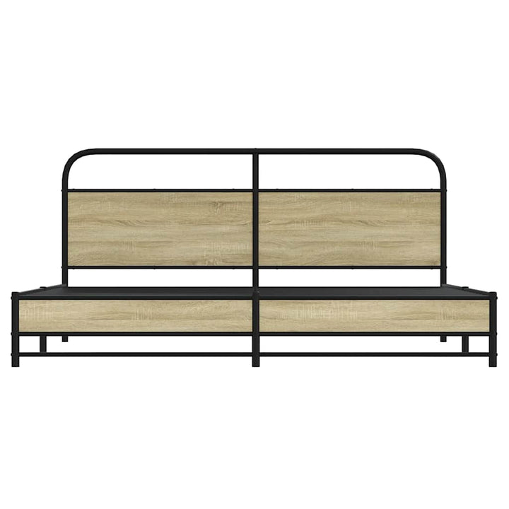 sengeramme uden madras 183x213 cm metal sonoma-eg
