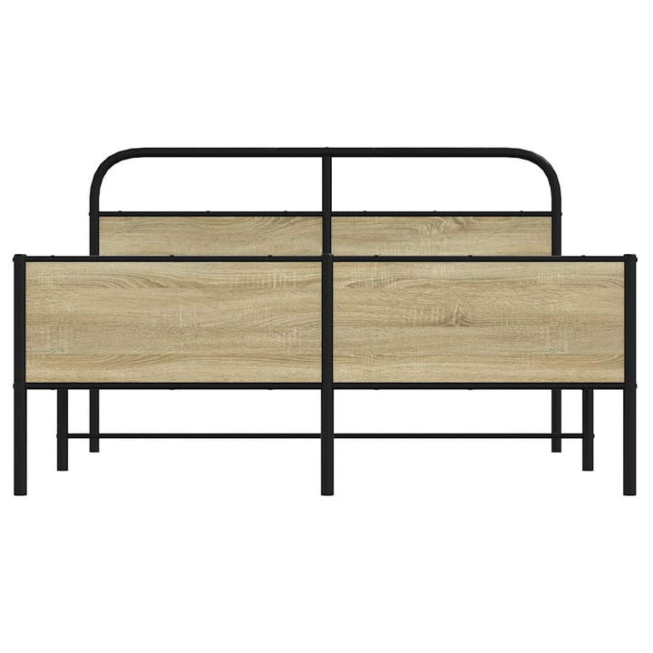 sengeramme uden madras 160x200 cm metal sonoma-eg