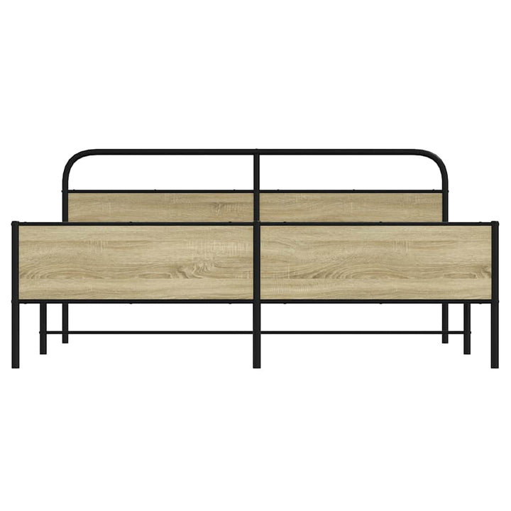 sengeramme uden madras 183x213 cm metal sonoma-eg