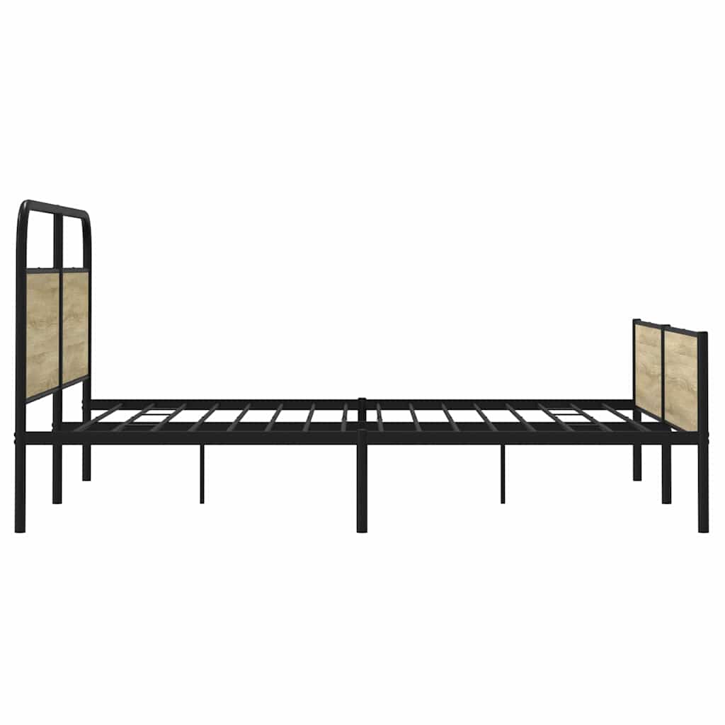 sengeramme uden madras 193x203 cm metal sonoma-eg