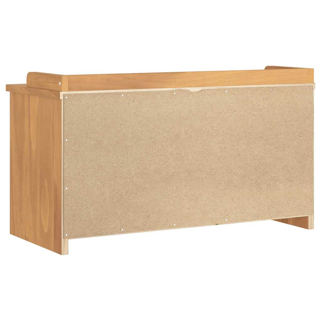 entrébænk SANDNES 87x40x50 cm massivt fyrretræ