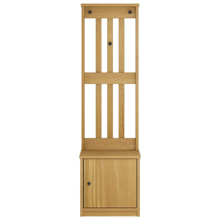 Hall træ SANDNES 45x40x159,5 cm massivt fyrretræ