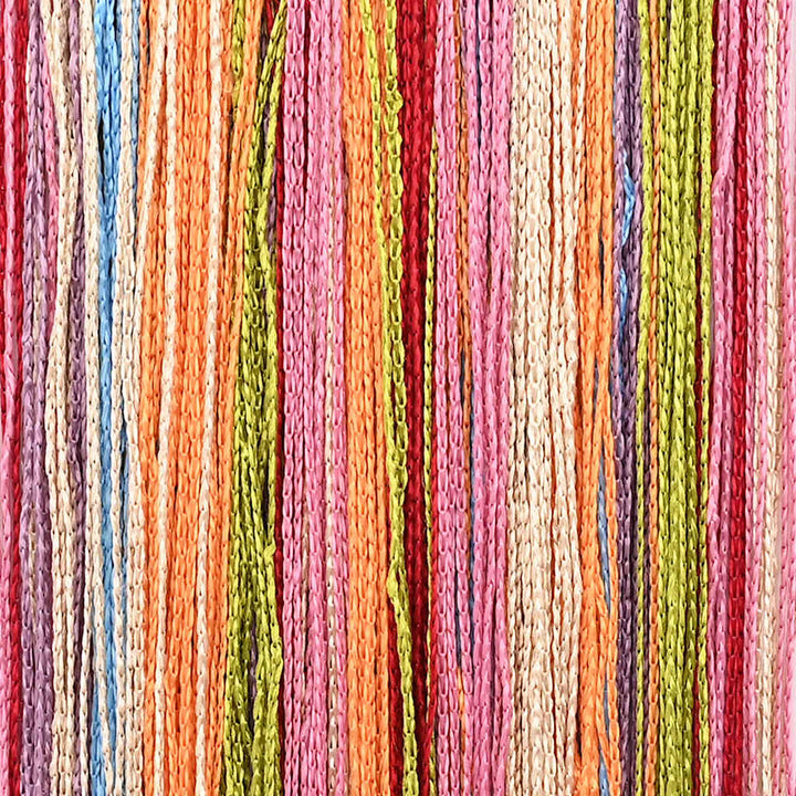 trådgardiner 2 stk. 140x250 cm flerfarvet