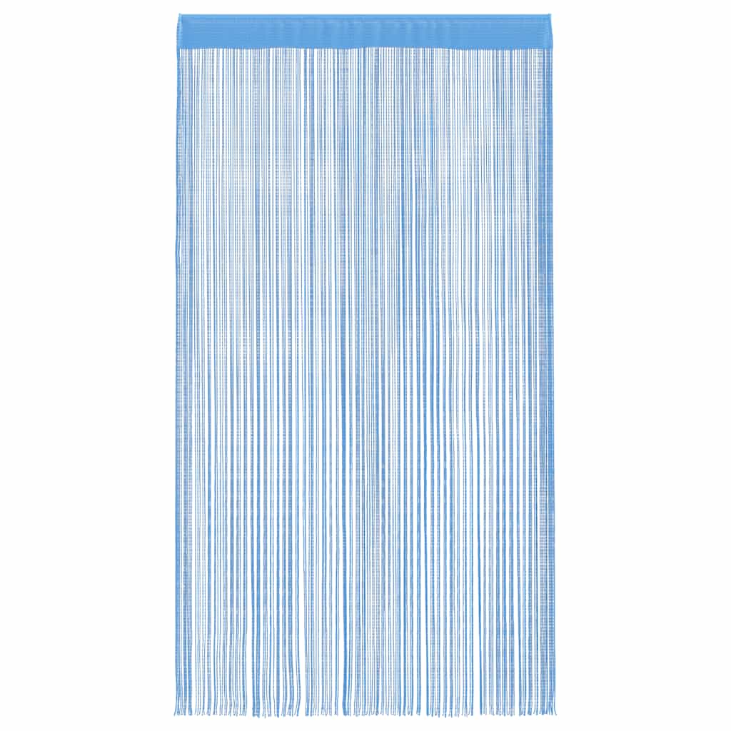 trådgardiner 2 stk. 140x250 cm lyseblå