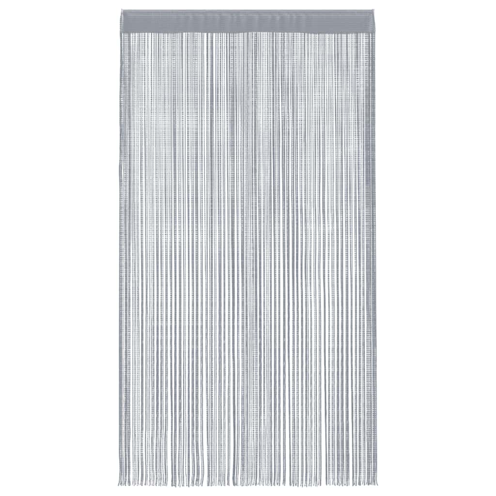 trådgardiner 2 stk. 100x250 cm lysegrå