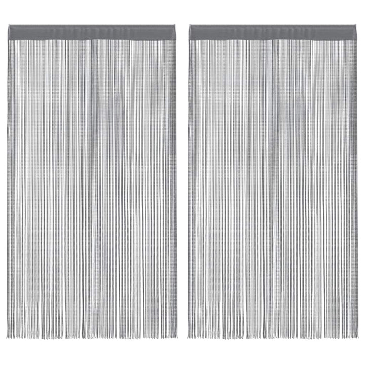 snorgardiner 2 stk. antracit 140x250 cm