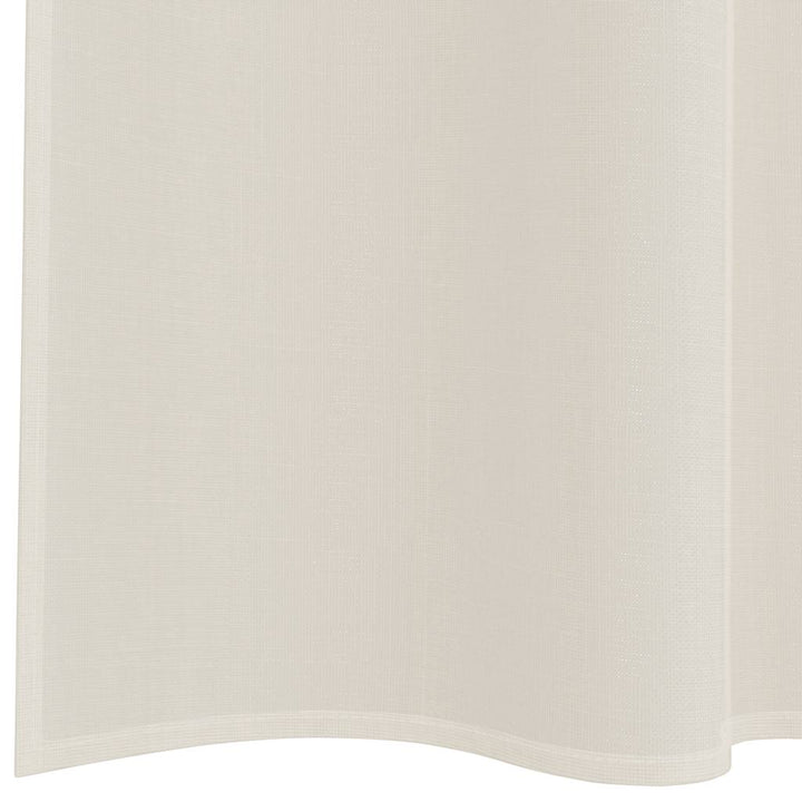 voile-gardiner med stanglommer 2 stk. cremefarvet