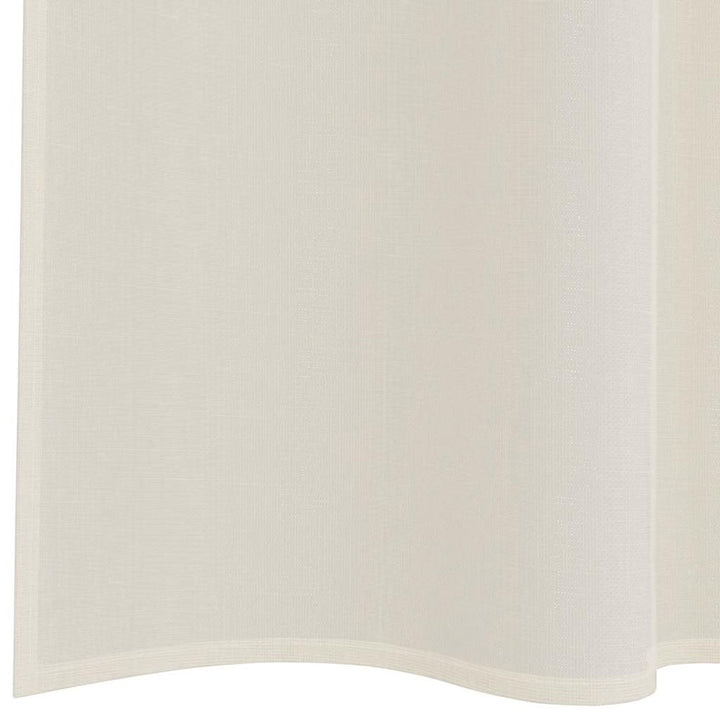 voile-gardiner med stanglommer 2 stk. cremefarvet