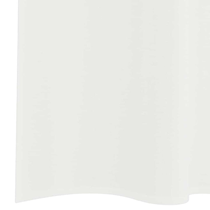 voile-gardiner med stanglommer 2 stk hvid