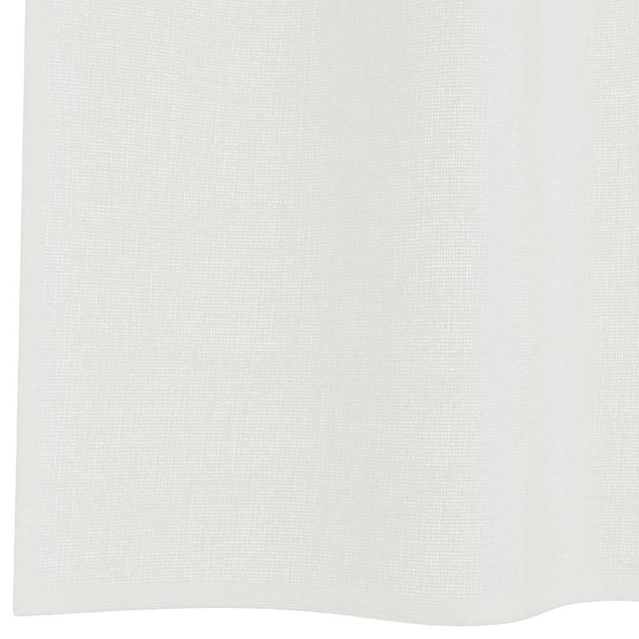 voile-gardiner med løkker 2 stk. 140x140 cm hvid