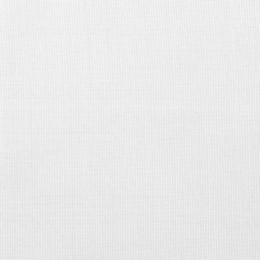 voile-gardiner med løkker 2 stk. 140x140 cm hvid