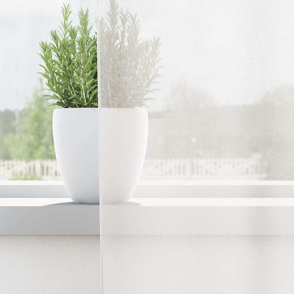 voile-gardiner med løkker 2 stk. 140x260 cm hvid