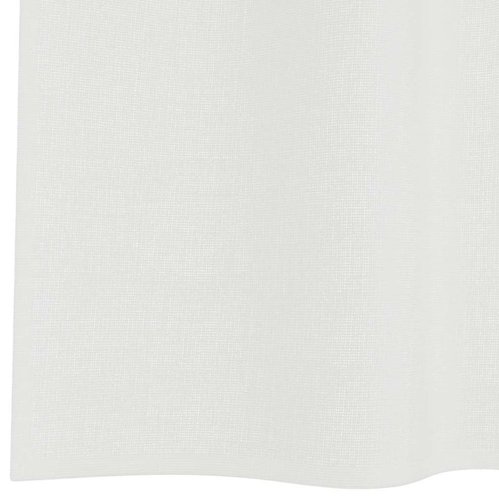 voile-gardiner med løkker 2 stk. 140x260 cm hvid