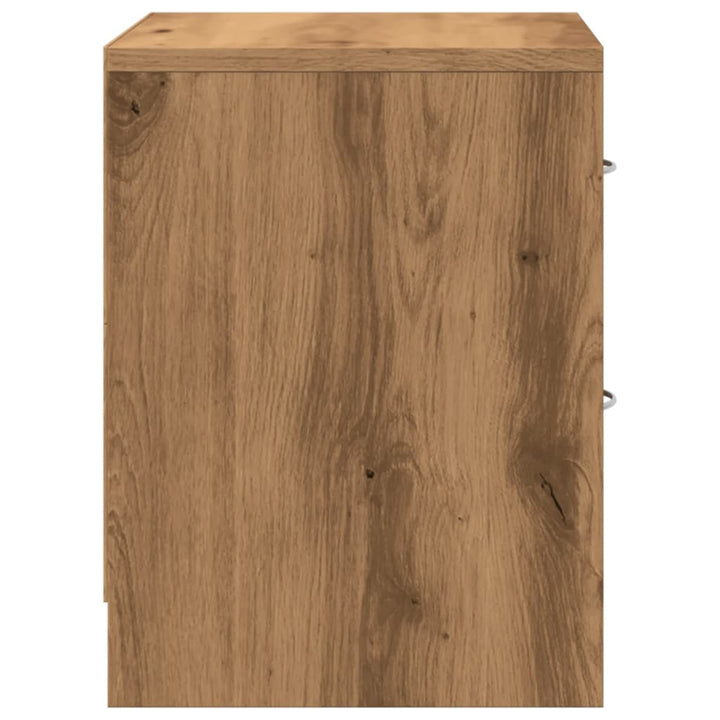 sengebord 40x30x40 cm konstrueret træ kunsteg
