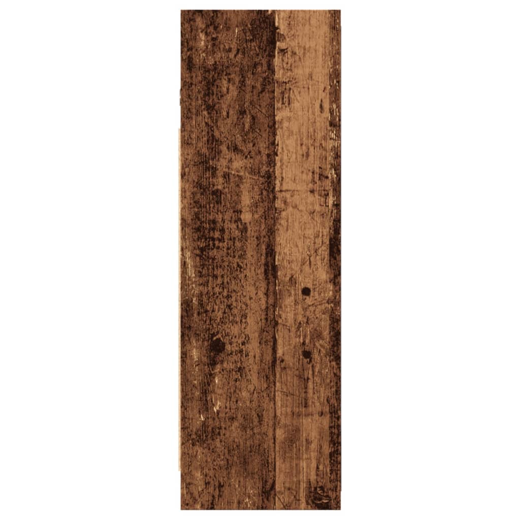 badeværelsesskab med spejl 62,5x20,5x64 cm konstrueret træ