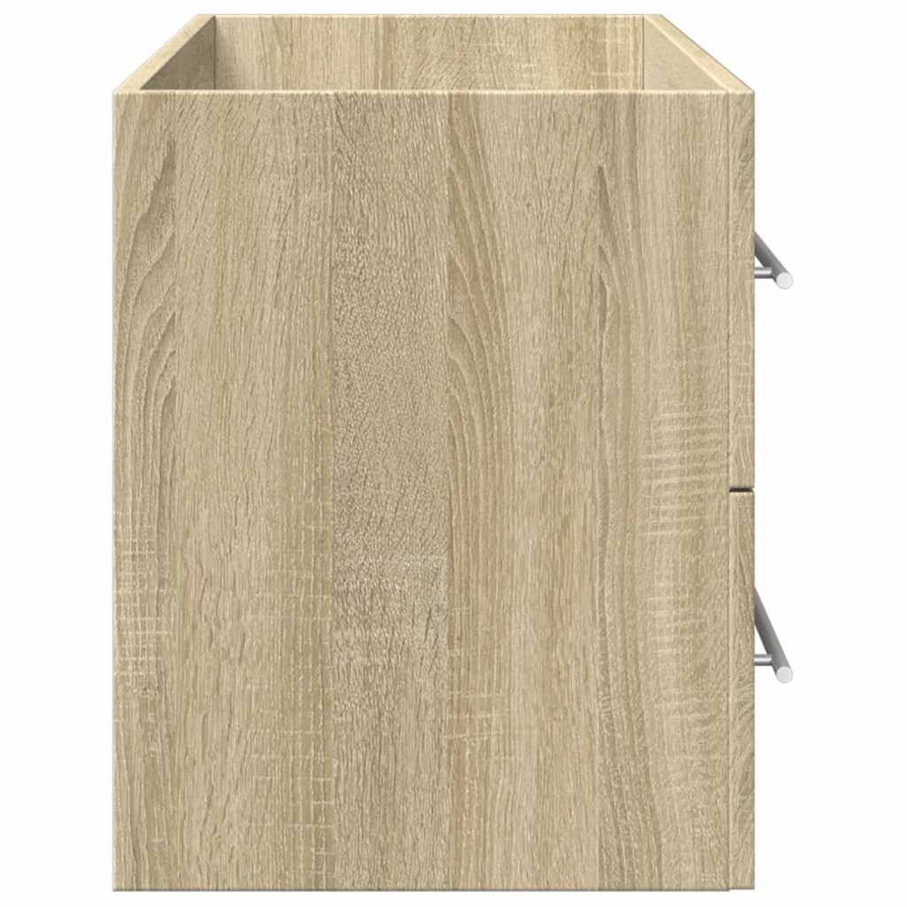 vaskeskab 100x38,5x48 cm spånplade sonoma-eg