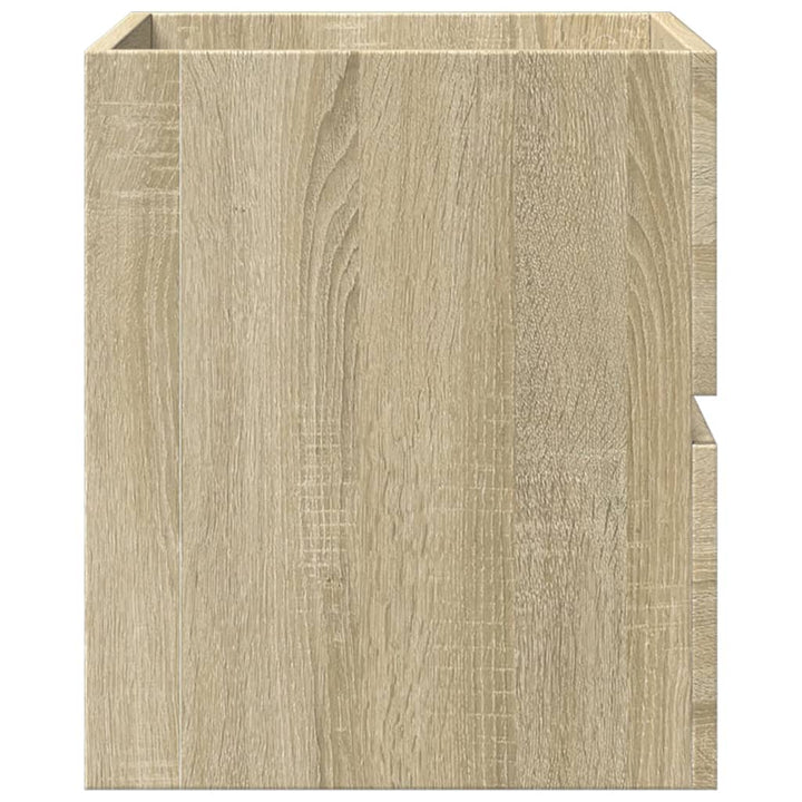 skab til håndvask 41x38,5x45 cm konstrueret træ sonoma-eg
