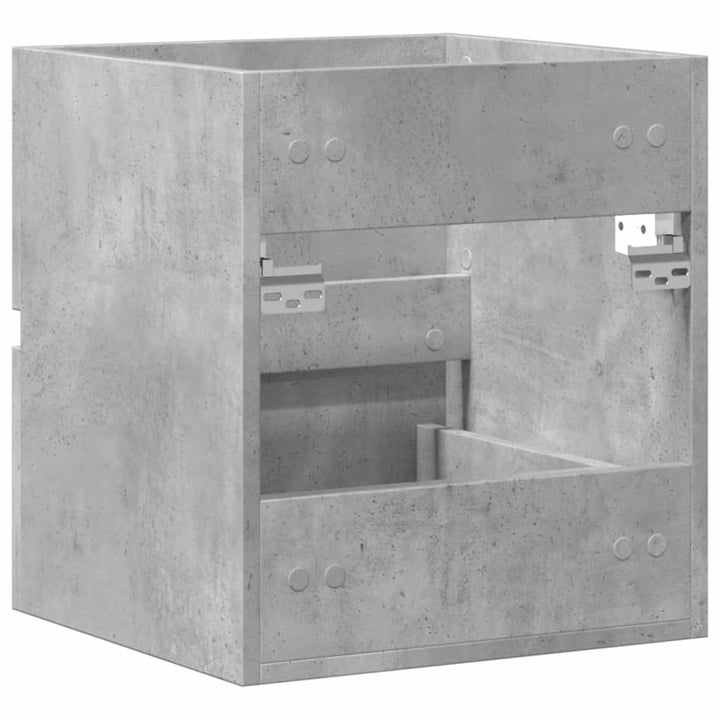 skab til håndvask 41x38,5x45 cm konstrueret træ betongrå